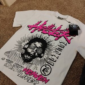 White Hellcat Graphic Tee